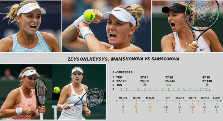 Keys vs Samsonova: A Rivalry of Strength, Speed, and Surging Potential in Women’s Tennis