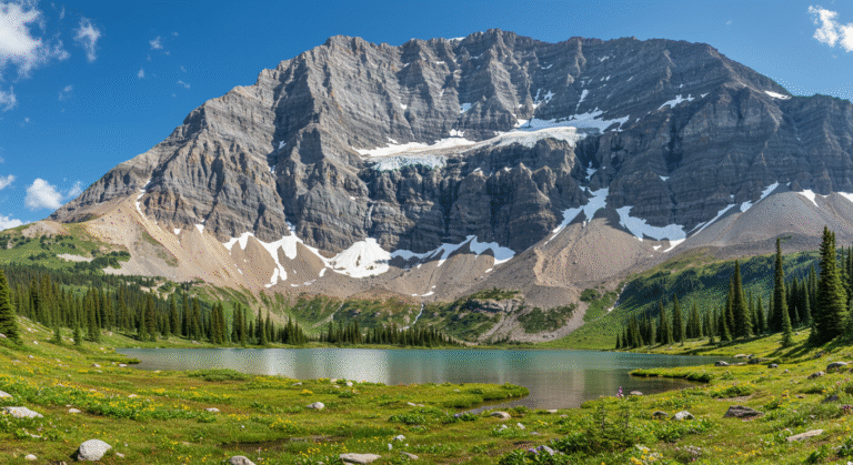 Mount Blane: The Untouched Wilderness Peak of the Canadian Rockies