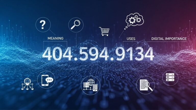 404.594.9134 – Understanding Its Meaning, Uses, and Digital Importance