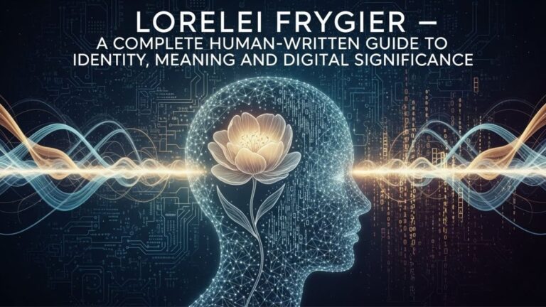 Lorelei Frygier – A Complete Human-Written Guide to Identity, Meaning, and Digital Significance